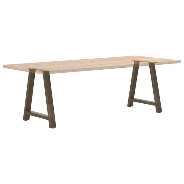 Ruokapöydän jalat A-muotoiset 2 kpl 70x(72-73) cm teräs