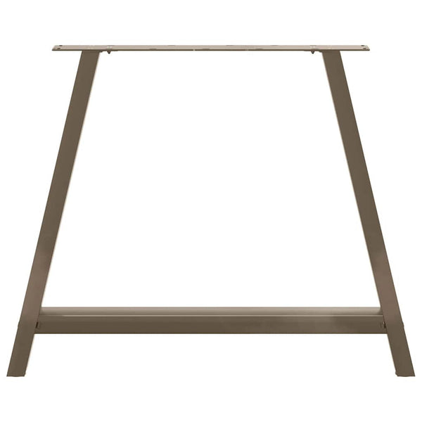 Ruokapöydän jalat A-muotoiset 2 kpl 90x(72-73) cm teräs