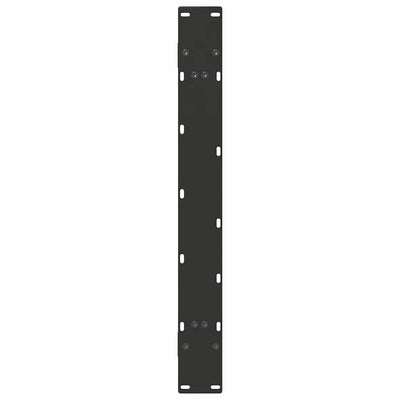 Sohvapöydän jalat A-muotoiset 2 kpl Musta 100x(72-73) cm Teräs