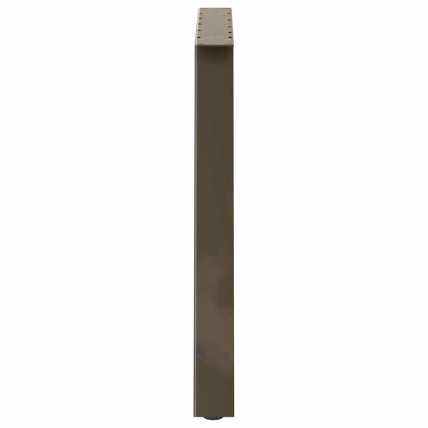 Ruokapöydän jalat A-muotoiset 2 kpl 100x(72-73) cm teräs