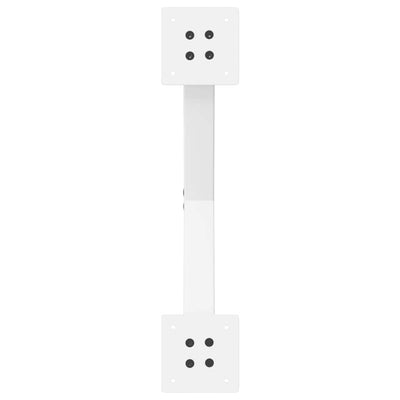 Sohvapöydän jalat X-muotoiset 2 kpl Valkoinen 50x(30-31) cm