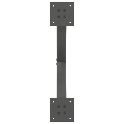 Sohvapöydän jalat X-muotoiset 2 kpl Antrasiitti 50x(30-31) cm