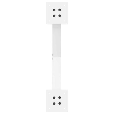 Sohvapöydän jalat X-muotoiset 2 kpl Valkoinen 60x(30-31) cm