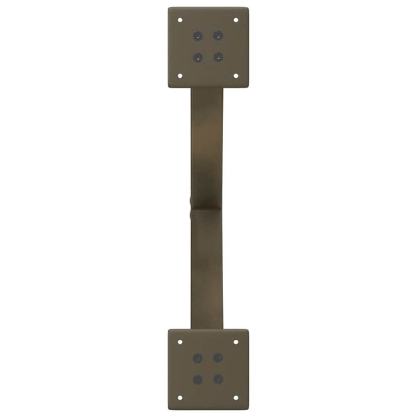 Sohvapöydän jalat X-muotoiset 2 kpl Luonnonvärinen teräs 60x(30-31) cm Teräs