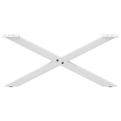 Sohvapöydän jalat X-muotoiset 2 kpl Valkoinen 70x(30-31) cm