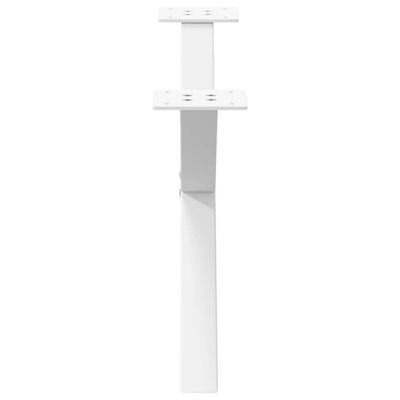 Sohvapöydän jalat X-muotoiset 2 kpl Valkoinen 70x(30-31) cm