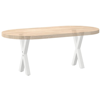 Sohvapöydän jalat X-muotoiset 2 kpl Valkoinen 28x(42-43) cm
