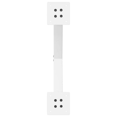 Sohvapöydän jalat X-muotoiset 2 kpl Valkoinen 50x(42-43) cm