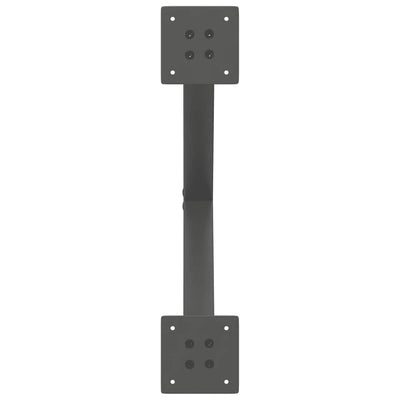 Sohvapöydän jalat X-muotoiset 2 kpl Antrasiitti 50x(42-43) cm