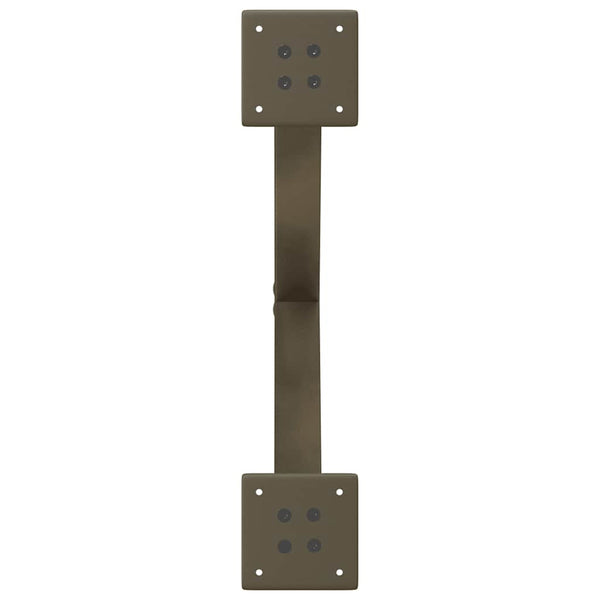 Sohvapöydän jalat X-muotoiset 2 kpl Luonnonvärinen teräs 50x(42-43) cm Teräs