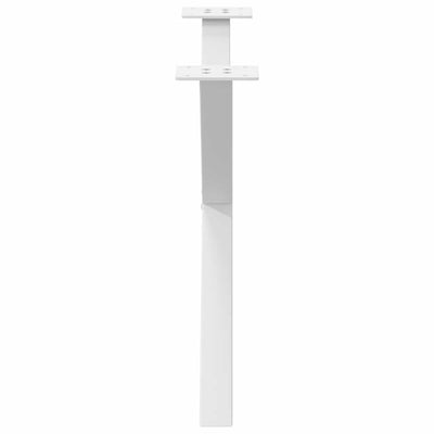 Sohvapöydän jalat X-muotoiset 2 kpl Valkoinen 70x(42-43) cm