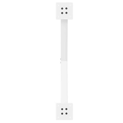 Sohvapöydän jalat X-muotoiset 2 kpl Valkoinen 70x(42-43) cm