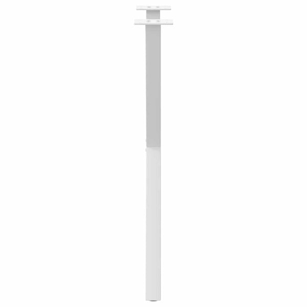 Ruokapöydän jalat X-muotoiset 2 kpl valkoinen 50x(72-73) cm teräs