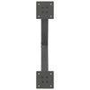 Ruokapöydän jalat X-muotoiset 2 kpl Antrasiitti 50x(72-73) cm