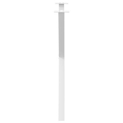 Ruokapöydän jalat X-muotoiset 2 kpl Valkoinen 70x(72-73) cm