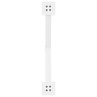 Ruokapöydän jalat X-muotoiset 2 kpl Valkoinen 70x(72-73) cm