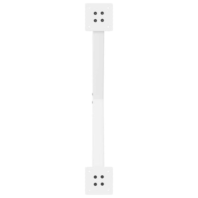 Ruokapöydän jalat X-muotoiset 2 kpl Valkoinen 80x(72-73) cm
