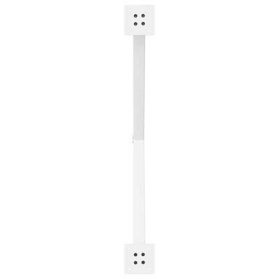 ruokapöydän jalat X-muotoiset 2 kpl Valkoinen 90x(72-73) cm
