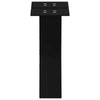 Sohvapöydän jalat X-muotoiset 2 kpl Musta 40x(30-31) cm Teräs