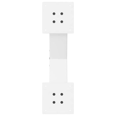 Sohvapöydän jalat X-muotoiset 2 kpl Valkoinen 60x(30-31) cm