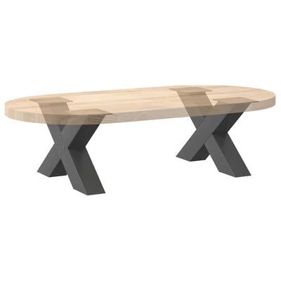 Sohvapöydän jalat X-muotoiset 2 kpl Antrasiitti 60x(30-31) cm