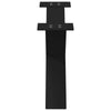 Musta sohvapöydän jalat x-muotoiset Pantil 70x(30-31)cm (2 kpl teräs)