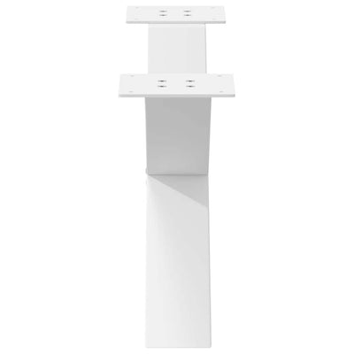 Sohvapöydän jalat X-muotoiset 2 kpl Valkoinen 70x(30-31) cm