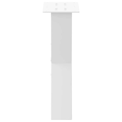 Sohvapöydän jalat X-muotoiset 2 kpl Valkoinen 28x(42-43) cm