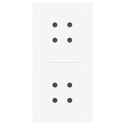 Valkoinen sohvapöydän jalat x-muotoiset Pantil 38x(42-43)cm (2 kpl)