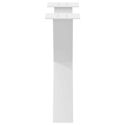 Sohvapöydän jalat X-muotoiset 2 kpl Valkoinen 50x(42-43) cm