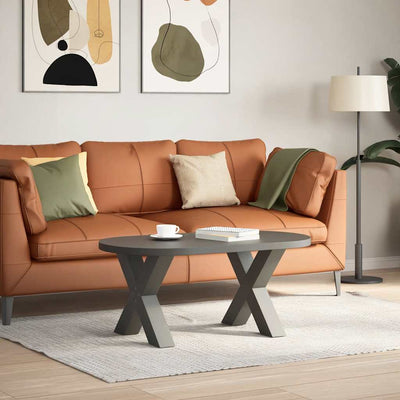 Sohvapöydän jalat X-muotoiset 2 kpl Antrasiitti 50x(42-43) cm