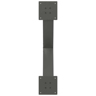 Sohvapöydän jalat X-muotoiset 2 kpl Antrasiitti 70x(42-43) cm