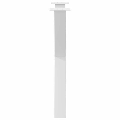 Ruokapöydän jalat X-muotoiset 2 kpl Valkoinen 70x(72-73) cm