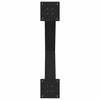 Ruokapöydän jalat X-muotoiset 3 kpl Musta 70x(72-73) cm Teräs