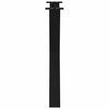 Ruokapöydän jalat X-muotoiset 3 kpl musta 80x(72-73) cm Teräs