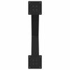Ruokapöydän jalat X-muotoiset 3 kpl musta 80x(72-73) cm Teräs