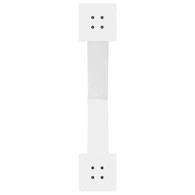 Ruokapöydän jalat X-muotoiset 3 kpl valkoinen 80x(72-73) cm