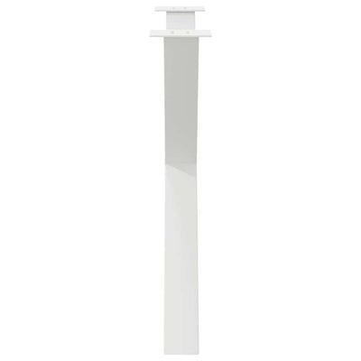 Ruokapöydän jalat X-muotoiset 3 kpl valkoinen 90x(72-73) cm