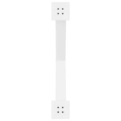 Ruokapöydän jalat X-muotoiset 3 kpl valkoinen 90x(72-73) cm