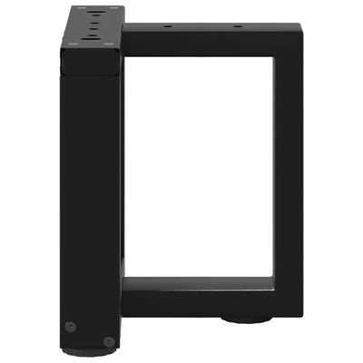 Musta sohvapöydän jalat t-muotoiset Virginea 30x25x(30-31)cm (2 kpl teräs)