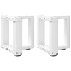 Valkoinen sohvapöydän jalat t-muotoiset Virginea 30x25x(30-31)cm (2 kpl)