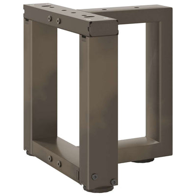 sohvapöydän jalat T-muotoiset 2 kpl 30x25x(30-31) cm teräs
