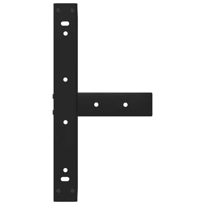 Musta sohvapöydän jalat t-muotoiset Virginea 40x25x(30-31)cm (2 kpl teräs)