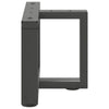 Sohvapöydän jalat T-muotoiset 2 kpl antrasiitti 40x25x(30-31)cm
