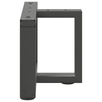 Sohvapöydän jalat T-muotoiset 2 kpl antrasiitti 40x25x(30-31)cm