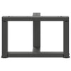 Sohvapöydän jalat T-muotoiset 2 kpl antrasiitti 40x25x(30-31)cm
