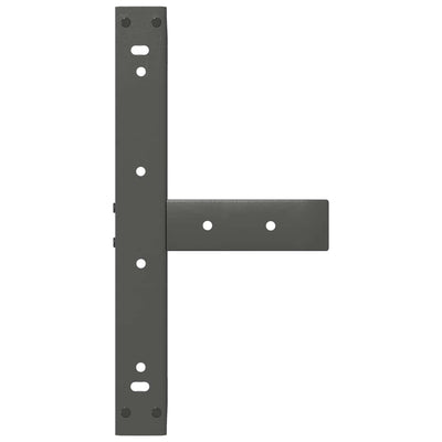 Antrasiitti sohvapöydän jalat t-muotoiset Virginea 40x25x(30-31)cm (2 kpl)