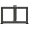 Sohvapöydän jalat T-muotoiset 2 kpl antrasiitti 50x25x(30-31)cm