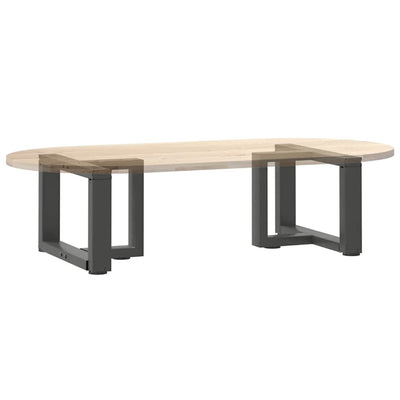 Sohvapöydän jalat T-muotoiset 2 kpl antrasiitti 50x25x(30-31)cm
