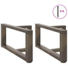 Sohvapöydän jalat T-muotoiset 2 kpl musta 60x25x(30-31) cm teräs